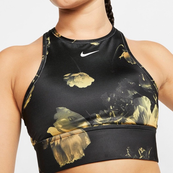 Nike Other - Nike floral high neck sports bra